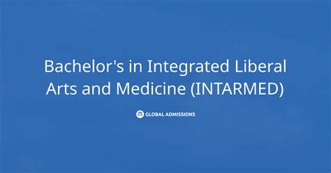 INTARMED Program (Integrated Liberal Arts.